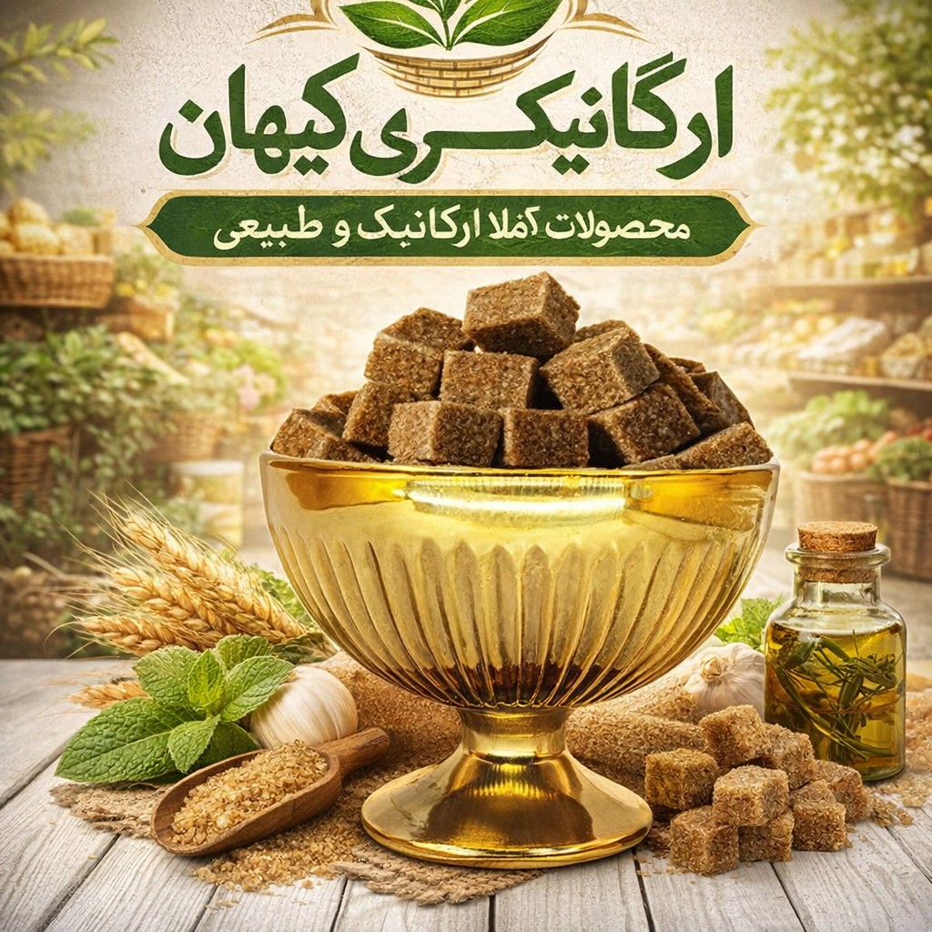 قند قهوه ای-1000گرمی-نیشکر